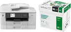 Brother MFC-J6940DW DIN A3 4-in-1 Farbtintenstrahl-Multifunktionsgerät (2 x 250 Blatt Papierkassette, Drucken, scannen, kopieren, faxen), Weiß, Mittel
