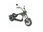 Mangosteen M1P Elektro-Chopper in Mattgrün – 2000W Bürstenloser Motor, 60 km/h Hchstgeschwindigkeit