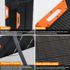 Sonnewelt Faltbares Solarpanel 200W