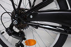 Talson 20 Zoll Kinderfahrrad mit 6-Gang und Beleuchtung nach STVO Blackgreen