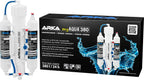 ARKA myAQUA 1900 Umkehrosmoseanlage 1900 L/Tag - Wasserfilter & Enthärtungsanlage, entfernt bis zu 99% Salze, Schadstoffe & Bakterien - Für Aquarien & Haushalt
