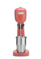 HENDI Milchshake Maker, Inkl. 2 Mixbechers (Edelstahl und Polykarbonat) und 4 austauschbaren Rührwerken, Drink mixer, Frappés, Getränkemixer, 230V/400W, 170x196x(H)490mm, Karamell