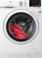 AEG L7WBA60680 Waschtrockner / DualSense - schonende Pflege / 8 kg Waschen / 5 kg Trocknen / D / energiesparend / Mengenautomatik / Nachlegefunktion / ProSteam - Auffrischfunktion / 1600 U/min Weiß