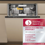Bauknecht BCIO 3T341 PLET Vollintegrierbarer Geschirrspüler 60 cm /Edelstahl/14 Maßgedecke/10 Standardprogramme und 1 Sensorprogramm/PowerClean/ActiveDry/Besteckschublade/Vollwasserschutz