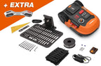 WORX Landroid M WR141E Mhroboter/Akkurasenmher für kleine Grten bis 500 qm/Selbstfahrender Rasenmher für einen sauberen Rasenschnitt, Bunt