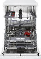 Hoover HF 4C6F0PW Geschirrspüler; 14 Maßgedecke; Freistehend, 60 cm breit; Energieeffizienzklasse C; Smarte Bedienung mit WiFi + Bluetooth-Technologie