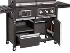 tepro Kohle-Gas-Grill »Toronto Kombi«, 8,7 kW Leistung, 3 Edelstahlbrenner, 2 Ablagen