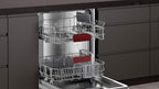NEFF S155HTX15E N 50 Vollintegrierter Geschirrspüler, 12 Maßgedecke, Edelstahl, 81,5 cm Höhe