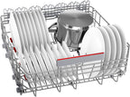 Bosch Hausgerte SMV6ZCX49E Serie 6 er Geschirrspüler Vollintegriert, Besteckschublade, Silence Programm besonders leise, PerfectDry mit Zeolith trocknet sogar Kunststoff