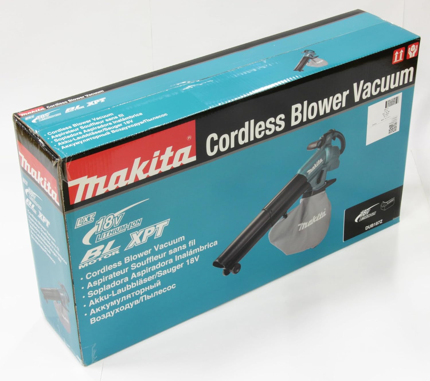 Makita DUB187Z Akku-Laubbläser/Sauger 18V (ohne Akku, ohne Ladegerät)