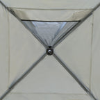 Outsunny Pavillon 3x3 m wasserdicht & faltbar