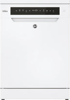 Hoover HF 4C6F0PW Geschirrspüler; 14 Maßgedecke; Freistehend, 60 cm breit; Energieeffizienzklasse C; Smarte Bedienung mit WiFi + Bluetooth-Technologie