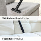 Bosch Staubsauger mit Beutel Serie 8 BGB75X494, Bodenstaubsauger, ideal für Allergiker, Hygiene-Filter, Bodendüse für Parkett, Teppich, Fliesen, langes Kabel, leise, 650 W, blau