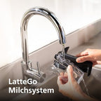 Philips Serie 5400 Kaffeevollautomat - Genießen Sie 12 Getränke, schnell reinigendes LatteGo, intuitives TFT-Display, anpassbare Kaffeeeinstellungen, erstklassiges Küchendesign (EP5441/50)