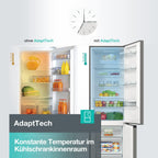 Gorenje N 619EAW4 Kühl-Gefrier-Kombination / LED Display / 186 cm / 300 l / NoFrostPLus / Gemüsefach mit Feuchteregler / FastFreeze / weiß