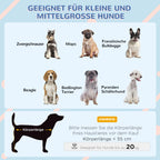 PawHut Hundehütte 81x54x78 cm mit Mesh-Fenster & Tragetasche