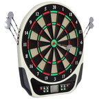 HOMCOM Elektronische Dartscheibe 18 Spiele 8 Spieler LCD Display