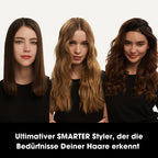 ghd Platinum+ Haarglätter & Professioneller Styler in Schwarz - Stärkeres Haar, Mehr Glanz, Farbschutz - Für Alle Haartypen