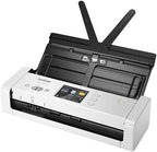 Brother ADS-1700W Kompakter und intelligenter Dokumentenscanner | Dokumentenzuführung | Automatisches Scannen | Wi-Fi/Wi-Fi Direct, Weiß/Schwarz
