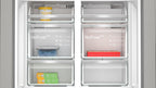 SIEMENS KF96NVPEA iQ300 Multi-Door-Kühlschrank, 183 x 91 cm, 405 L Kühlen & 200 L Gefrieren, hyperFresh längere Frische, noFrost nie wieder abtauen, superCooling schnellere Kühlung