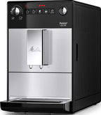 Melitta Purista - Kaffeevollautomat mit Lieblingskaffee-Funktion, Kaffeemaschine mit Mahlwerk und 3-stufig einstellbarer Kaffeestärke, für Kaffee und Espresso, schwarz