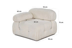 Bubble L1 Modulares Sofa - Weiss
