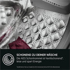 AEG L7WBA60680 Waschtrockner / DualSense - schonende Pflege / 8 kg Waschen / 5 kg Trocknen / D / energiesparend / Mengenautomatik / Nachlegefunktion / ProSteam - Auffrischfunktion / 1600 U/min Weiß