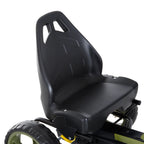 HOMCOM Kinder Gokart Tretauto Armee-Design Handbremse verstellbar