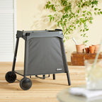 EndersGasgrill Urban II Pro, Tischgrill, Grillen-, Kochen- und Backen Funktion, 2 Brenner Edelstahl, mit Grill-Thermometer, Balkon-, Camping-Grill, Aluguss-Gehäuse, Gusseisen-Rost, #2062