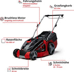Einhell Mhroboter FREELEXO CAM 500 Power X-Change (18V, Kamera ersetzt Begrenzungsdraht, für 500 m, Brushless, bis 25% Steigung, Schnittbreite 18 cm, inkl. 3,0 Ah Akku, 5 m Magnetband)