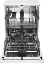 Hoover HF 4C6F0PW Geschirrspüler; 14 Maßgedecke; Freistehend, 60 cm breit; Energieeffizienzklasse C; Smarte Bedienung mit WiFi + Bluetooth-Technologie