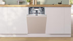 Bosch SPV2IKX10E Serie 2 Smarter Geschirrspüler vollintegriert, 45 cm breit, Besteckkorb, Extra Trocknen auf Knopfdruck, InfoLight roter Lichtpunkt am Boden, AquaStop Schutz gegen Wasserschäden, Weiß
