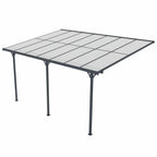 Fornorth Terrassenüberdachung 435x300x225-270cm