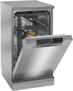 Gorenje GS 541D10 X Freistehender Geschirrspüler / SuperSilent / 11 Maßgedecke / 5 Programme / Programmanzeige / TotalDry / Silber, 45 cm breit