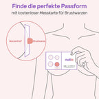 Nuliie Milchpumpe Elektrisch tragbare S32, Elektrische milchpumpe freihändig 4 Modi 9 Stufen mit 18/21/24 mm komfortabler Flansch, Privat, mit Ersatzzubehör im Lieferumfang (2Packs, Weiß)