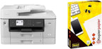 Brother MFC-J6940DW DIN A3 4-in-1 Farbtintenstrahl-Multifunktionsgerät (2 x 250 Blatt Papierkassette, Drucken, scannen, kopieren, faxen), Weiß, Mittel