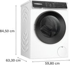 BOSCH WAN28127 Waschmaschine Serie 4, Frontlader mit 8kg Fassungsvermögen, 1400 UpM, Iron Assist, Active Water Plus, EcoSilence Drive, Speed Perfect, Weiß, 60cm