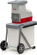 IKRA 81002880 Elektro Gartenhäcksler Walzenhäcksler ILH 3000 A, leise robust wartungsarm, Starke 3.000 Watt, Aststärke bis 44mm, 230 V
