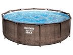 »Steel Pro Max™ DELUXE SERIES™« Framepool-Set, mit Filterpumpe und Leiter