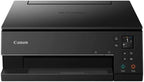 Canon PIXMA TS6350a Drucker Farbtintenstrahl Multifunktionsgerät DIN A4 (Fotodrucker, Scanner, Kopierer, OLED, 4.800x1.200 dpi, USB, WLAN, 5 separate Tinten, Duplexdruck, 2 Papierzuführungen), schwarz