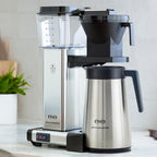 Moccamaster KBGT, Filterkaffeemaschine mit Thermoskanne, Filterkaffeemaschine, Off-White, 1.25L