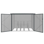 Fornorth Fahrradgarage für vier Fahrrder 203 x 198 x 157 cm, Dunkelgrau