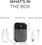 Sensibo Sky, kabellose  e Steuerung für Klimaanlagen. Schnelle & einfache DIY-Installation. Komfort dank energieeffizienter Thermostat-Control-App. Kompatibel mit Google, Alexa & Siri