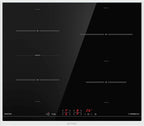 Gorenje 738971 Einbaubackofen-Set OptiBake Black Steam Pyro Set / 77L / Heißluft/Pyrolyse/ExtraSteam/GentleClose/AirFry/Pizzamode 300°C/PerfectGrill/Induktions-Kochfeld mit BridgeZone/schwarz