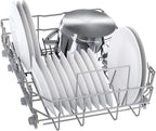 Bosch SPV2IKX10E Serie 2 Smarter Geschirrspüler vollintegriert, 45 cm breit, Besteckkorb, Extra Trocknen auf Knopfdruck, InfoLight roter Lichtpunkt am Boden, AquaStop Schutz gegen Wasserschäden, Weiß