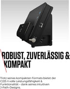 Canon DR-C225 II - imageFORMULA Dokumentenscanner (Duplex, Einzug, Farbe, 600dpi, 25 Seiten/Min, PDF OCR, kompakt, schwarz)