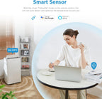 Midea Mobiles Klimagerät Silent Cool 26 Pro WF, 9000 BTU 2,6kW, Kühlen&Ventilieren&Entfeuchten, Raumgröße bis 88m³(33㎡), APP-Steuerung/Alexa/Google Home/IFTTT, Mobile Klimaanlage mit Abluftschlauch