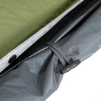 Outsunny Campingbett mit Zelt & Luftmatratze für 2 Personen, 200×146×159 cm, Grau