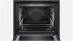 Bosch HMG7361B1, Serie 8 smarter Einbau-Backofen mit Mikrowellenfunktion, 60 x 60 cm, Made in Germany, Schwarz, Air Fry, Digitaler Bedienring, Touchdisplay, Automatikprogramme, Reinigungsunterstützung
