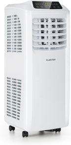 Klarstein Mobile Klimaanlage mit Abluftschlauch, 3-in-1 Klimagerät mit Ventilator & Luftentfeuchter, Kleine & Portable Klimaanlage für Wohnung & Büro, mit Nachtmodus & App-Steuerung, 7000 BTU